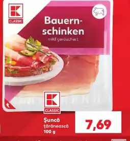 Kaufland Şuncă ţărănească Ofertă