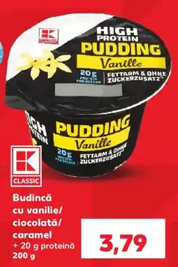 Kaufland Budincă cu vanilie/ ciocolată/ caramel Ofertă