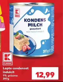 Kaufland Lapte condensat îndulcit Ofertă