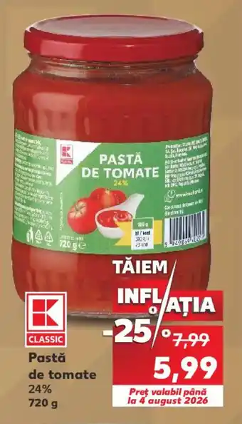 Kaufland Pastă de tomate Ofertă