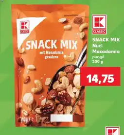 Kaufland SNACK MIX Macadamia Ofertă