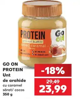 Kaufland GO ON PROTEIN Unt de arahide Ofertă