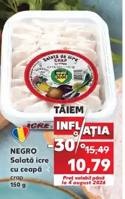 Kaufland NEGRO Salată icre cu ceapă Ofertă