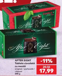 Kaufland AFTER EIGHT Tablete ciocolată cu mentă Ofertă