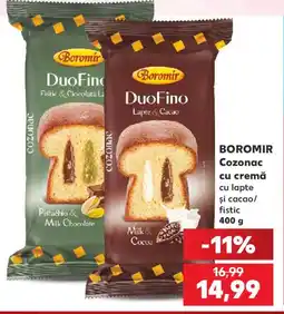 Kaufland BOROMIR Cozonac cu cremă Ofertă