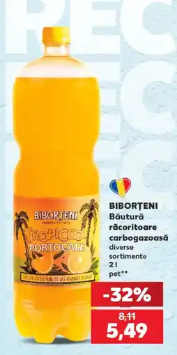 Kaufland BIBORŢENI Băutură răcoritoare carbogazoasă Ofertă