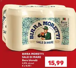 Kaufland BIRRA MORETTI SALE DI MARE Bere blondă Ofertă