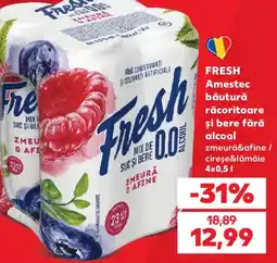 Kaufland FRESH Amestec băutură răcoritoare şi bere fără alcool Ofertă