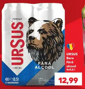 Kaufland URSUS Bere fără alcool Ofertă