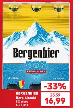Kaufland BERGENBIER Bere blondă Ofertă