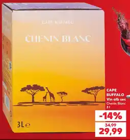 Kaufland CAPE BUFFALO Vin alb sec Ofertă