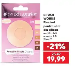 Kaufland BRUSH WORKS Plasturi pentru sâni din silicon Ofertă