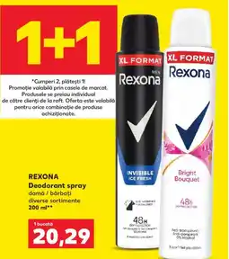 Kaufland REXONA Deodorant spray Ofertă