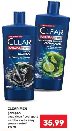 Kaufland CLEAR MEN Şampon Ofertă