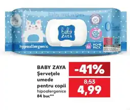 Kaufland BABY ZAYA Şerveţele umede pentru copii Ofertă