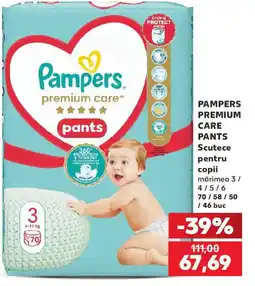 Kaufland PAMPERS PREMIUM PANTS Scutece pentru copii Ofertă