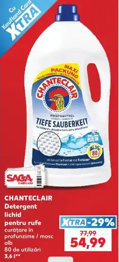 Kaufland CHANTECLAIR Detergent lichid pentru rufe Ofertă