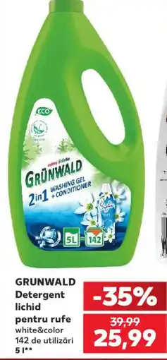 Kaufland GRUNWALD Detergent lichid pentru rufe Ofertă