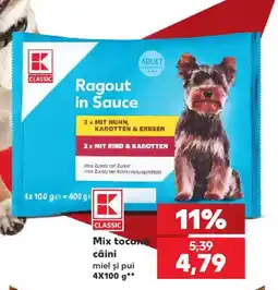 Kaufland Mix tocană câini Ofertă