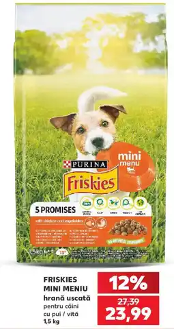 Kaufland FRISKIES MINI MENIU hrană uscată Ofertă