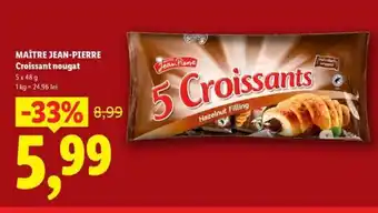 MAÎTRE JEAN-PIERRE Croissant nougat