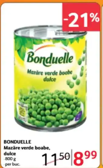 Selgros BONDUELLE Mazăre verde boabe, dulce Ofertă