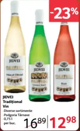 Selgros JIDVEI Tradiţional Vin Ofertă