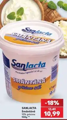 Kaufland Sanlacta Smântână Ofertă