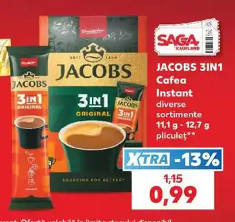 Kaufland JACOBS 3IN1 Cafea Instant Ofertă
