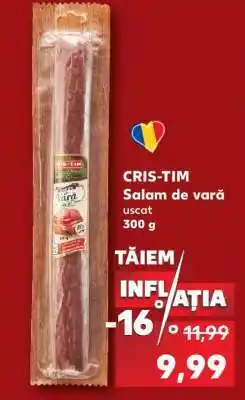 Kaufland CRIS-TIM Salam de vară uscat Ofertă
