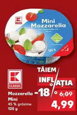Kaufland Mozzarella mini Ofertă