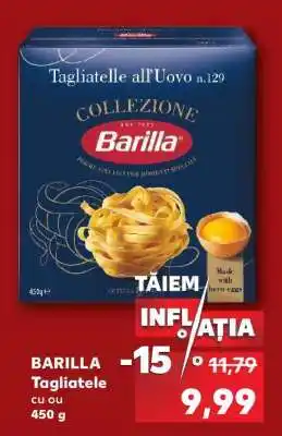 Kaufland BARILLA Tagliatele cu ou 450 g Ofertă