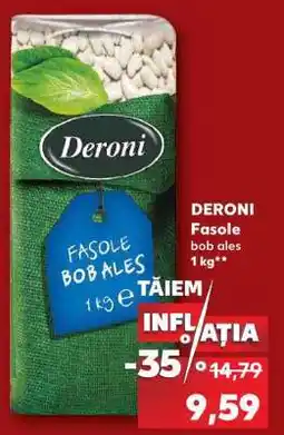 Kaufland DERONI Fasole bob ales 1 kg Ofertă