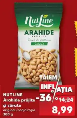 Kaufland NUTLINE Arahide Prăjite și Sărate Ofertă