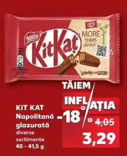 Kaufland KIT KAT Napolitană glazurată Ofertă