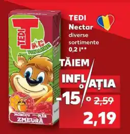 Kaufland TEDI Nectar Ofertă