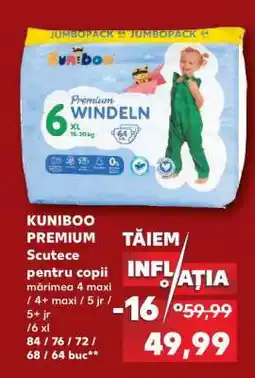 Kaufland KUNIBOO PREMIUM Scutece pentru copii Ofertă