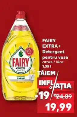 Kaufland FAIRY EXTRA+ Detergent pentru vase citrice / liliac Ofertă