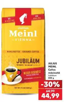 Kaufland JULIUS MEINL Cafea măcinată Jubilaum 500 g Ofertă