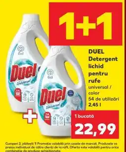 Kaufland DUEL Detergent lichid pentru rufe Ofertă