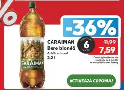 Kaufland CARAIMAN Bere blondă Ofertă
