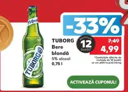 Kaufland TUBORG Bere blondă Ofertă