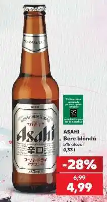 Kaufland ASAHI Bere blondă Ofertă