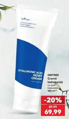 Kaufland ISNTREE Cremă hidratantă cu acid hialuronic 100 ml Ofertă