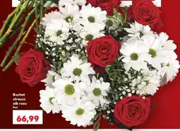 Kaufland Buchet strauss alb roșu Ofertă
