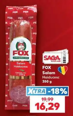 Kaufland FOX Salam haiducesc Ofertă