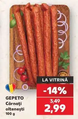 Kaufland GEPETO Cârnaţi olteneşti Ofertă