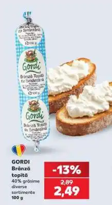 Kaufland GORDI Brânză topită Ofertă