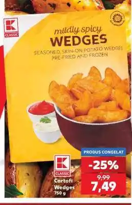 Kaufland Cartofi Wedges Ofertă