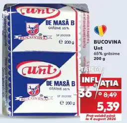 Kaufland BUCOVINA Unt Ofertă